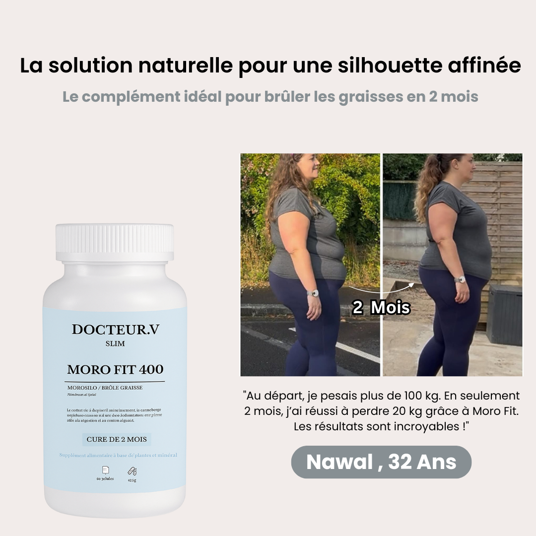 Moro Fit 400 : retrouvez une taille plus fine et un corps tonique rapidement !