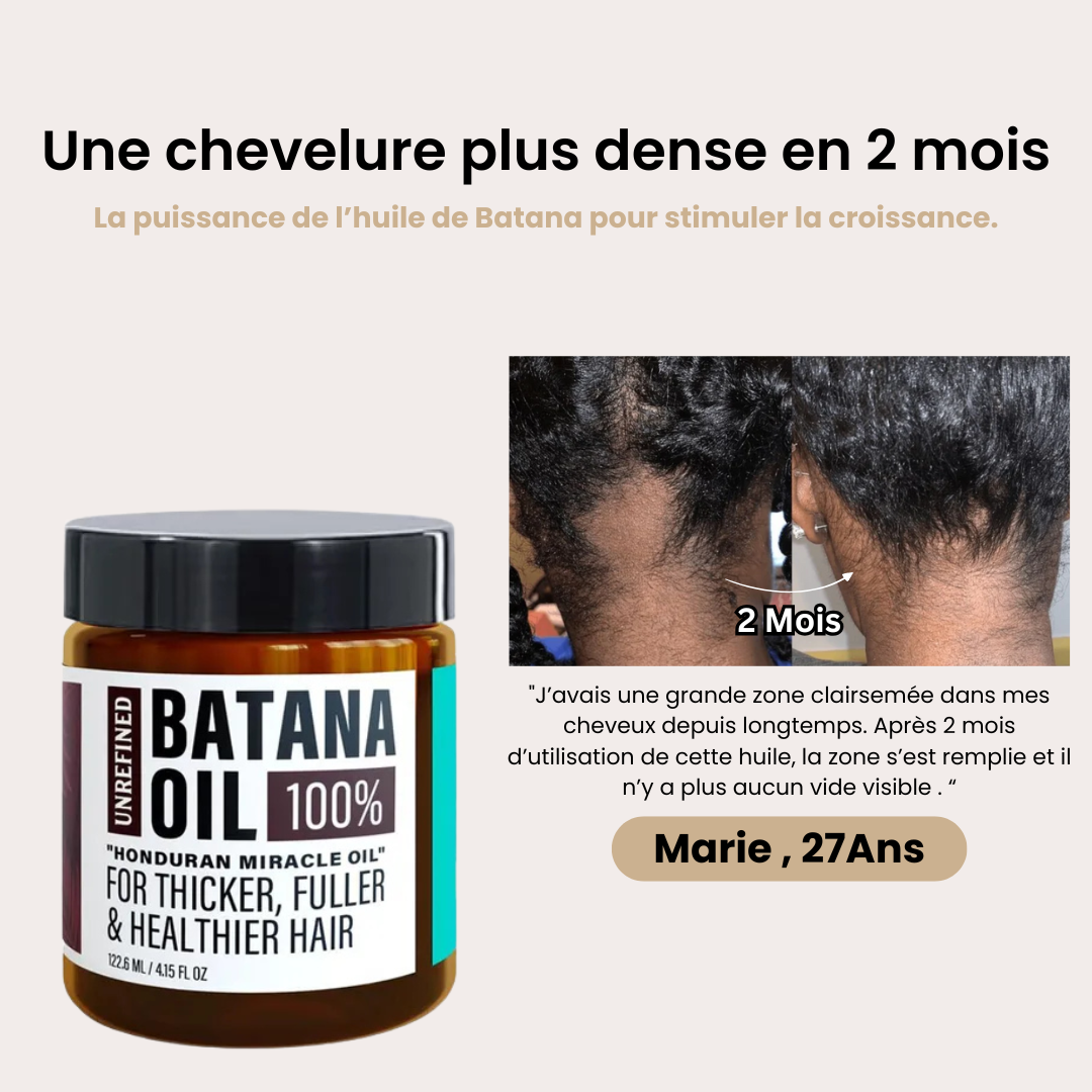 L'huile de Batana : La solution pour des cheveux forts, nourris et pleins de vitalité !
