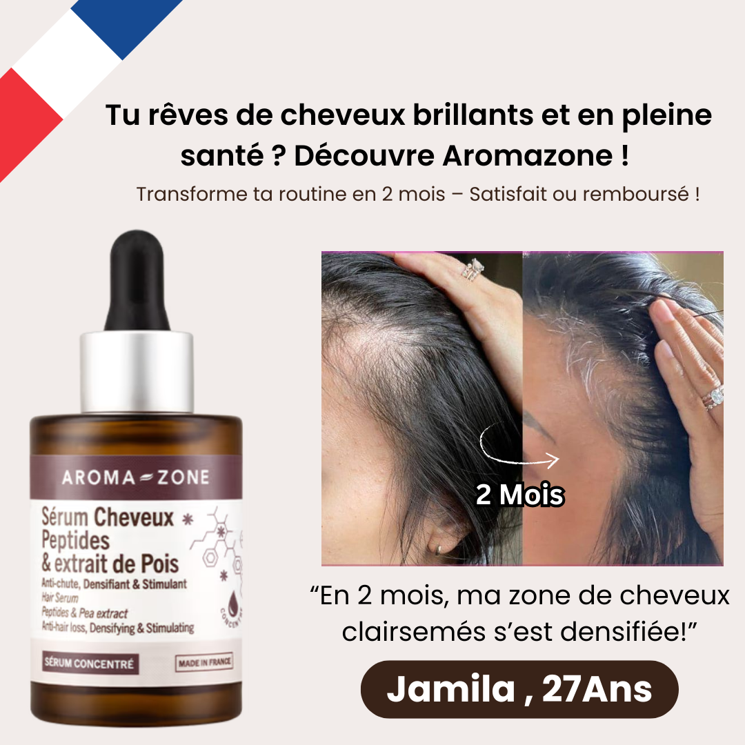 AROMAZONE™ : Peptides et extraits végétaux pour des cheveux forts